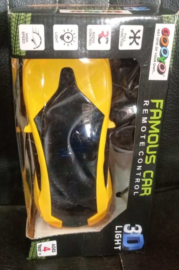 3 D Remote Control Famous Car