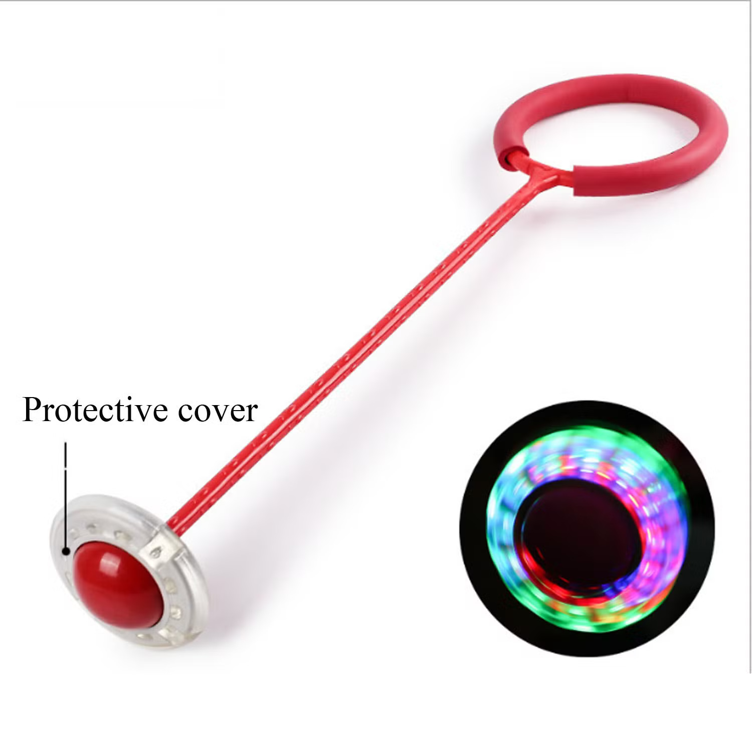 LED Ankle Ring Swing Skip Ball Toy