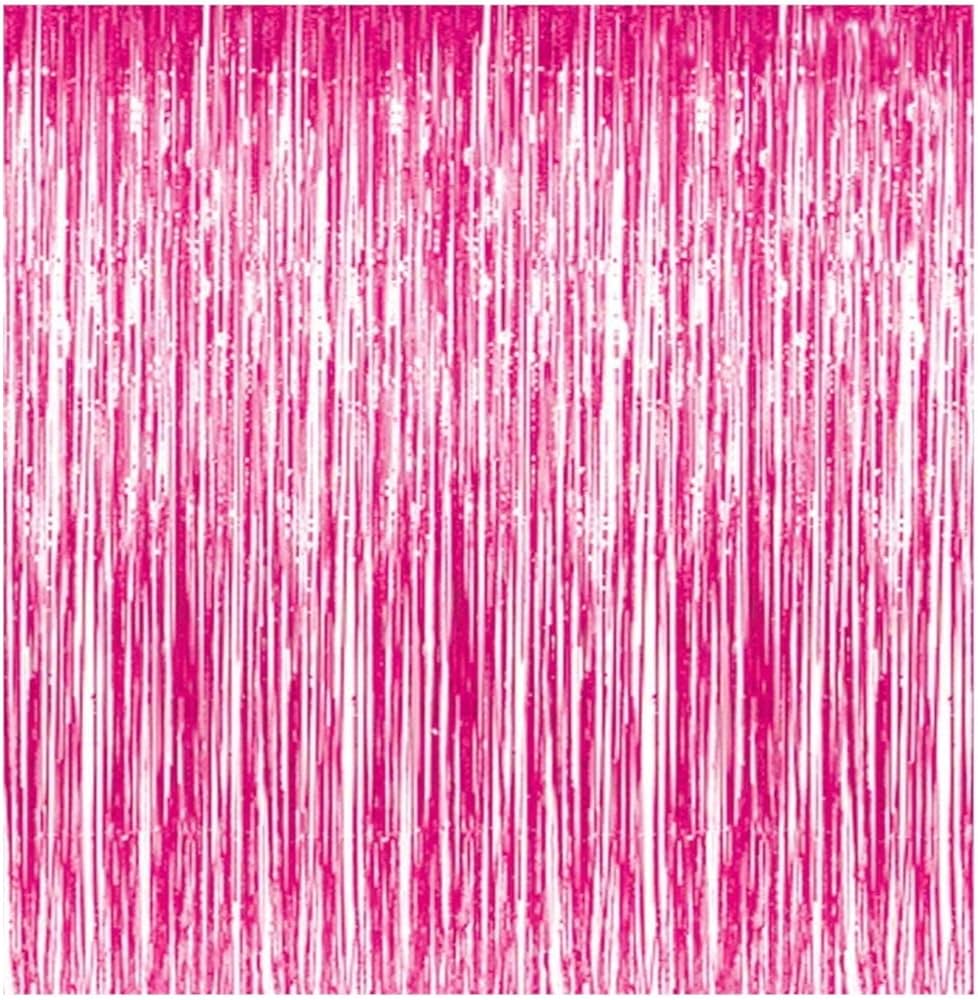 Pink Birthday Curtain