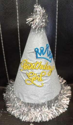 Silver Birthday Cap