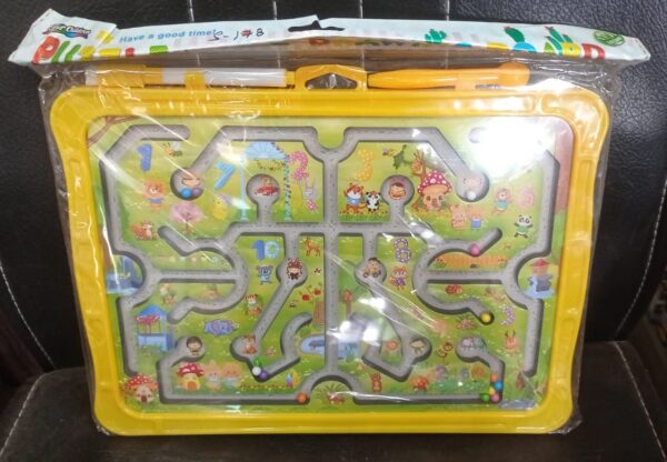 White Board + Puzzle Game Yellow