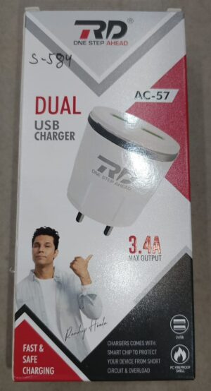 AC 57 Dual Usb Charger
