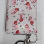 Pink Mirror Keychain