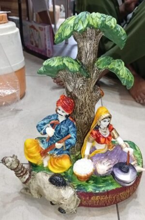 Rajasthani Men & Women Tree Shade