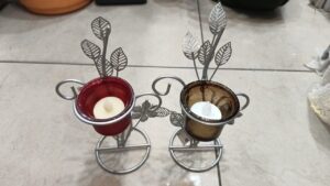 Silver Lamp Stand