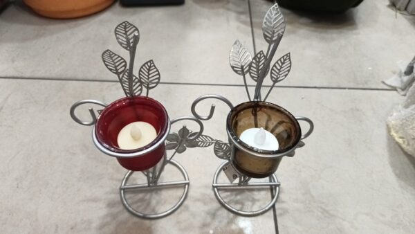 Silver Lamp Stand