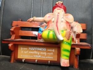 Sitting Ganesha Keystand